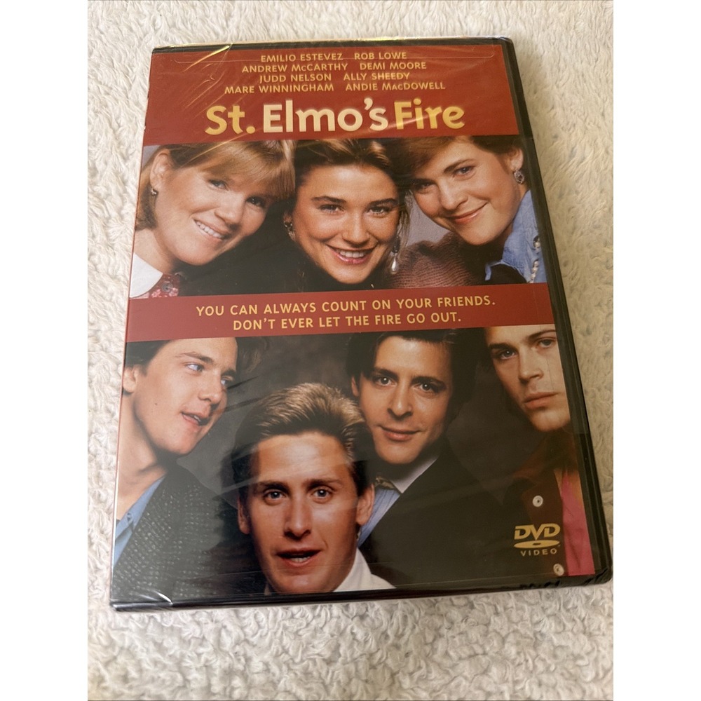 St. Elmos Fire (DVD 1985 2001) Rob Lowe Demi Moore 80s Movie Brand New Sealed
